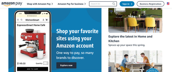 Amazon Pay payment gateway