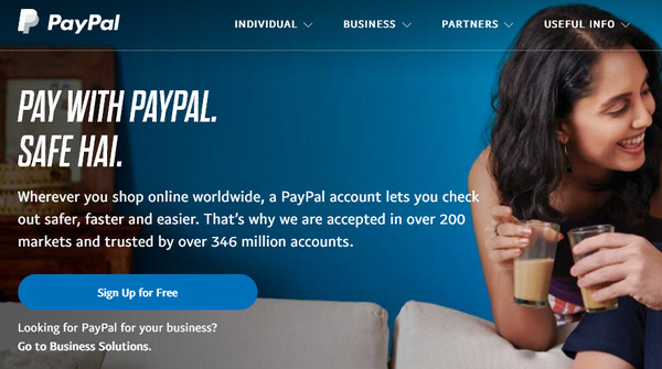 PayPal payment gateway