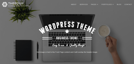 TheFour wordpress theme