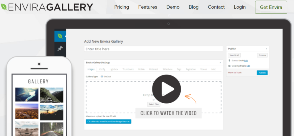envira gallery plugin
